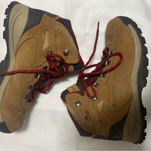Columbia Women's Brown and Red Hiking Boots